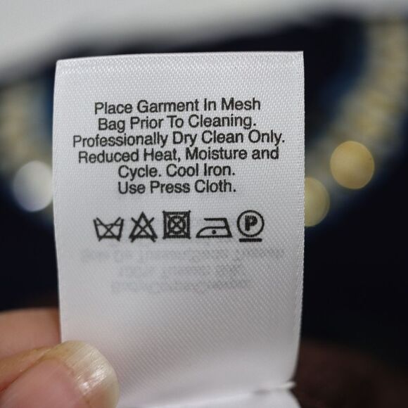 DKNY Brown & Black Silk Cardigan Bolero Wrap Sweater M/L Pussycat Bow Tie Front - Picture 12 of 12